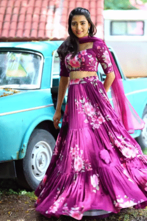 The Beauty Of Blossoms In This Floral Wonder Lehenga Choli