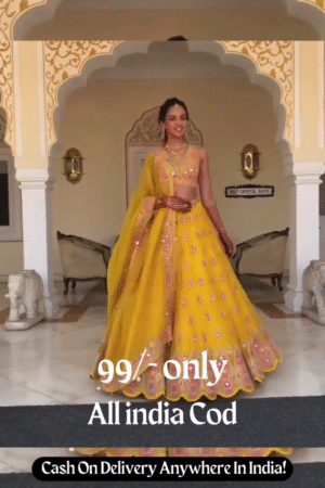 💃 "Spin in Style 💛 Beautiful Lehenga