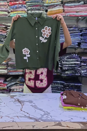 🌿 Floral Whisper Embroidered Shirt 🌿