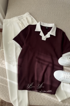 🤍 Maroon Luxe Co-Ord Set – Minimal Elegance with a Modern Twist 🤍