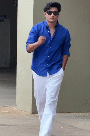 🔥✨ Stylish Rust Orange Cotton Long Sleeve Button-Down Shirt Paired with Crisp White Straight-Fit Chinos - Modern Casual Ethnic Fusion for Office, Outings & Weekends! 👔🧥👖