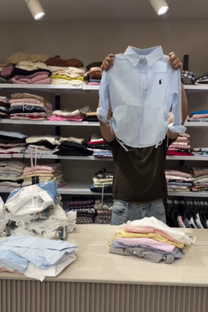 💙 Sky Breeze Tie-Up Shirt – Chic Slim Fit Casual Top ✨👚