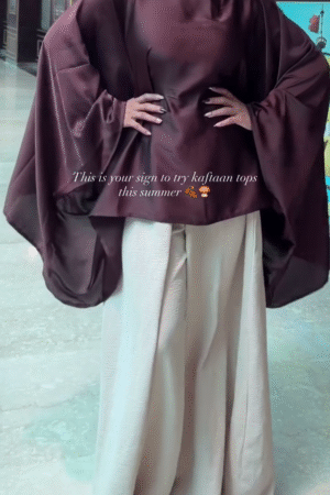 🤎✨ Mocha Breeze Kaftan Top – Flowy Luxe Statement Silhouette 🌬️👗