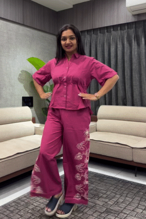 🌸✨ Blossom Charm Asymmetrical Kurta Co-Ord Set – Elegant Everyday Ethnic Style 💖🌿