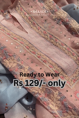 Graceful Blush Pink Chikankari Inspired Embroidered Kurti 🌸✨💕