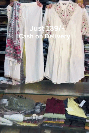 🤍 Royal Embroidered Ethnic 3-Piece Suit Set 🤍