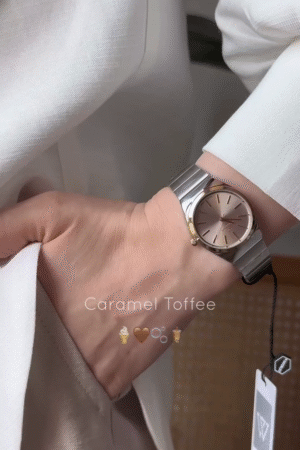 ⌚ Luxury Caramel Toffee Vintage Inspired Women's Elegant Bracelet Watch Collection with Premium Metal Strap & Minimalist Dial ✨💖